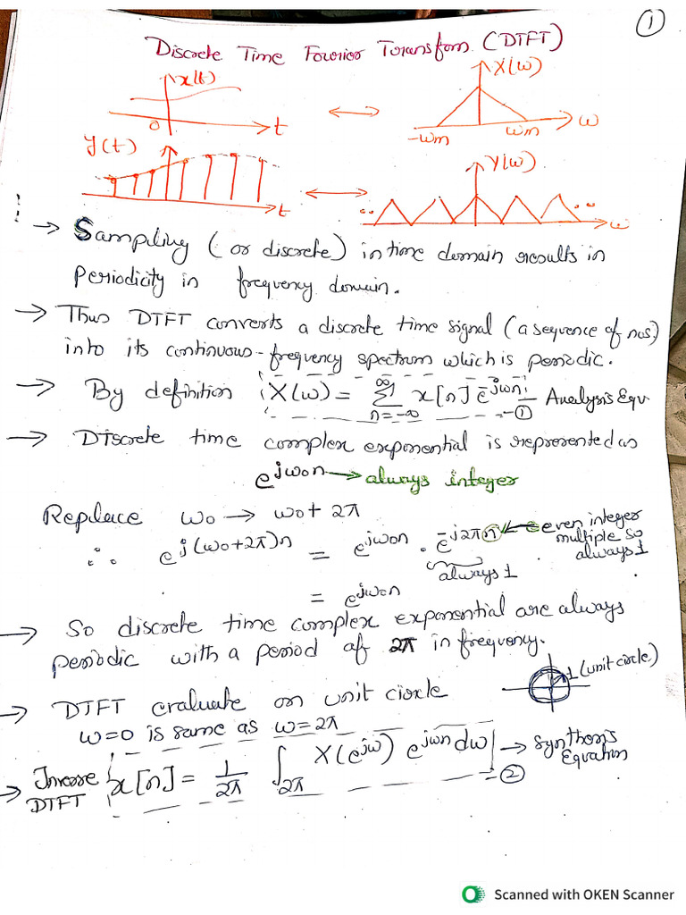 DTFT | PDF