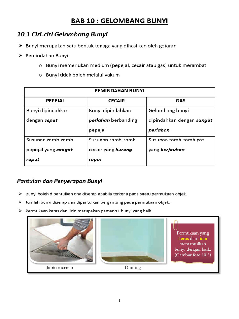Nota Bab 10 | PDF