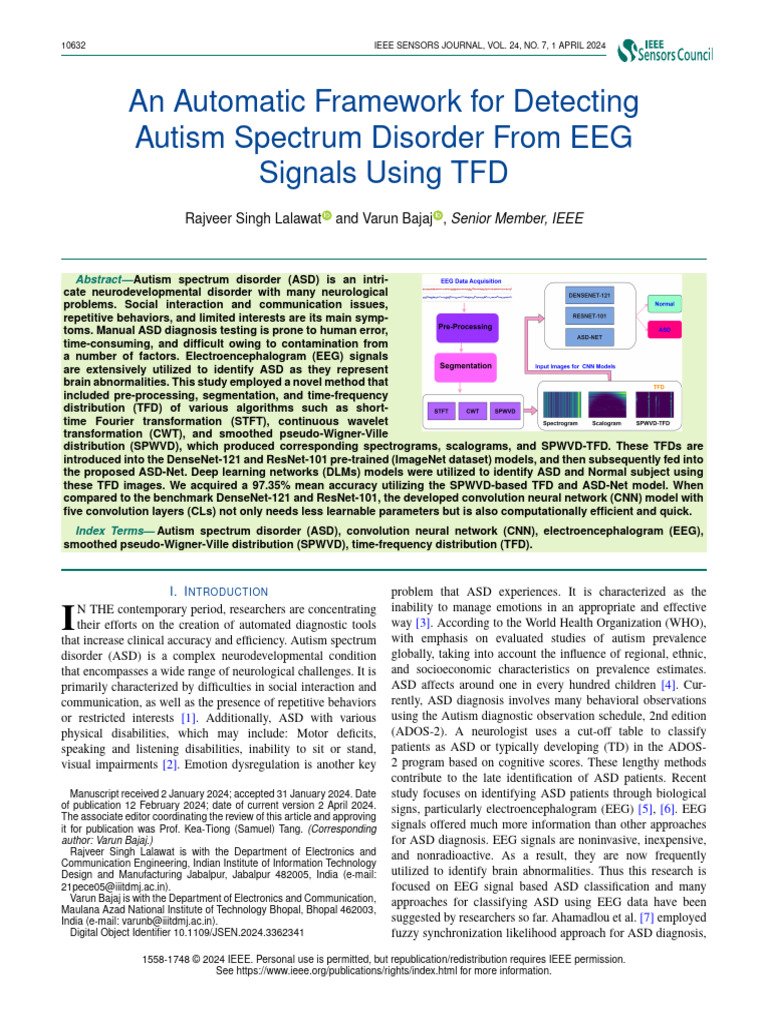 An Automatic Framework For Detecting Autism Spectrum Disorder From EEG ...