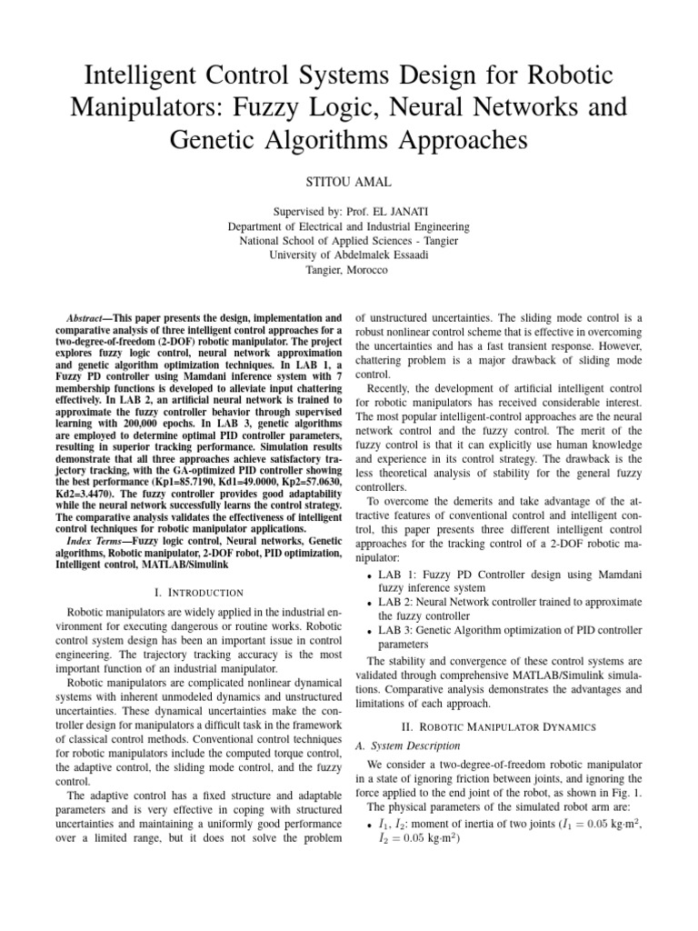 Labs | PDF | Control Theory | Genetic Algorithm