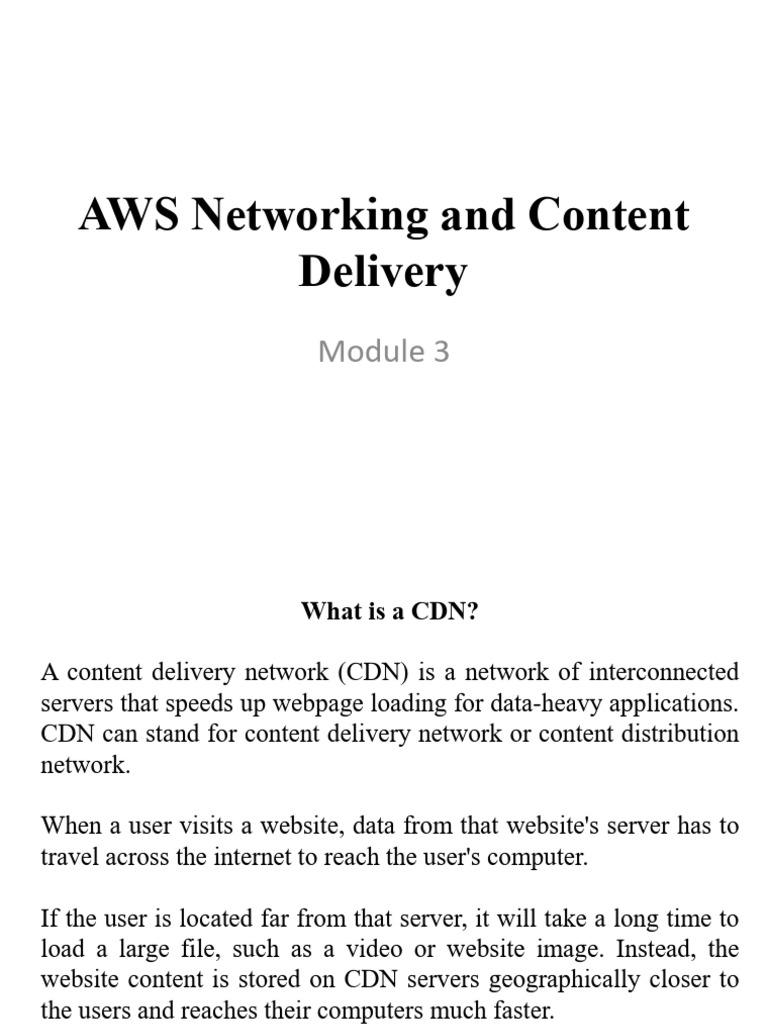 Mod 3 | PDF | Computer Network | Cloud Computing