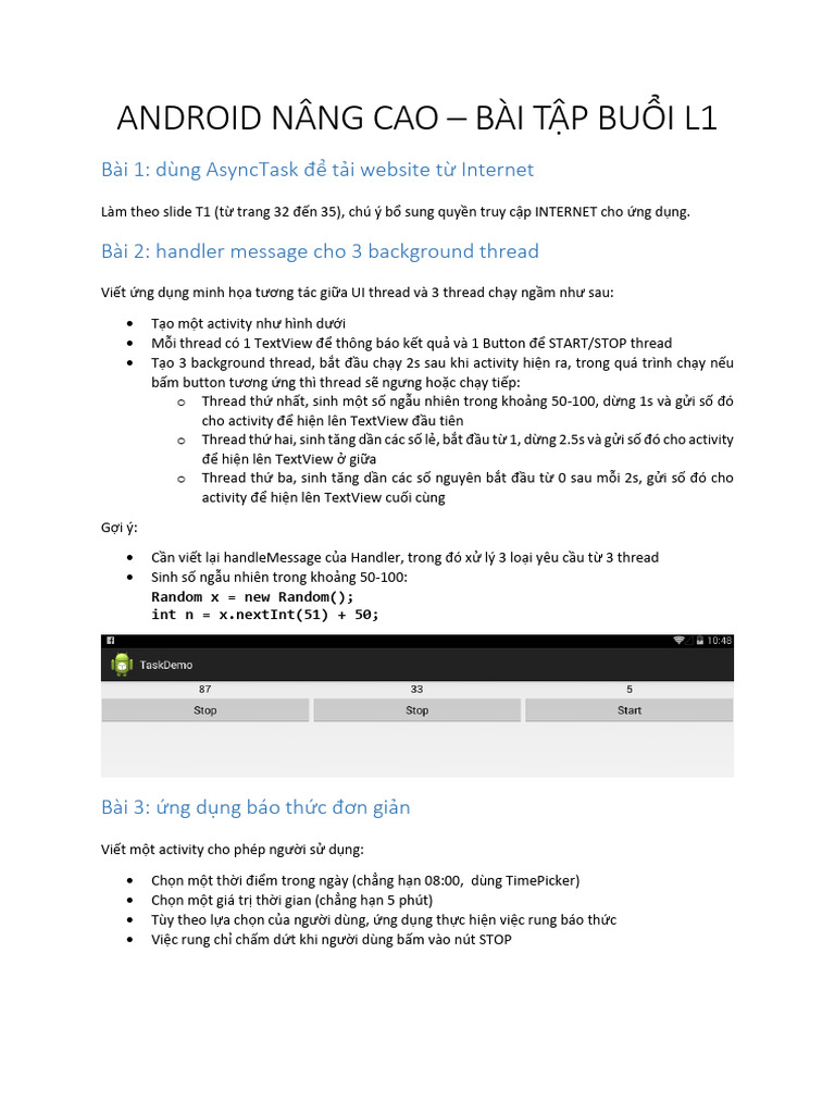 Android 2 - L1 | PDF