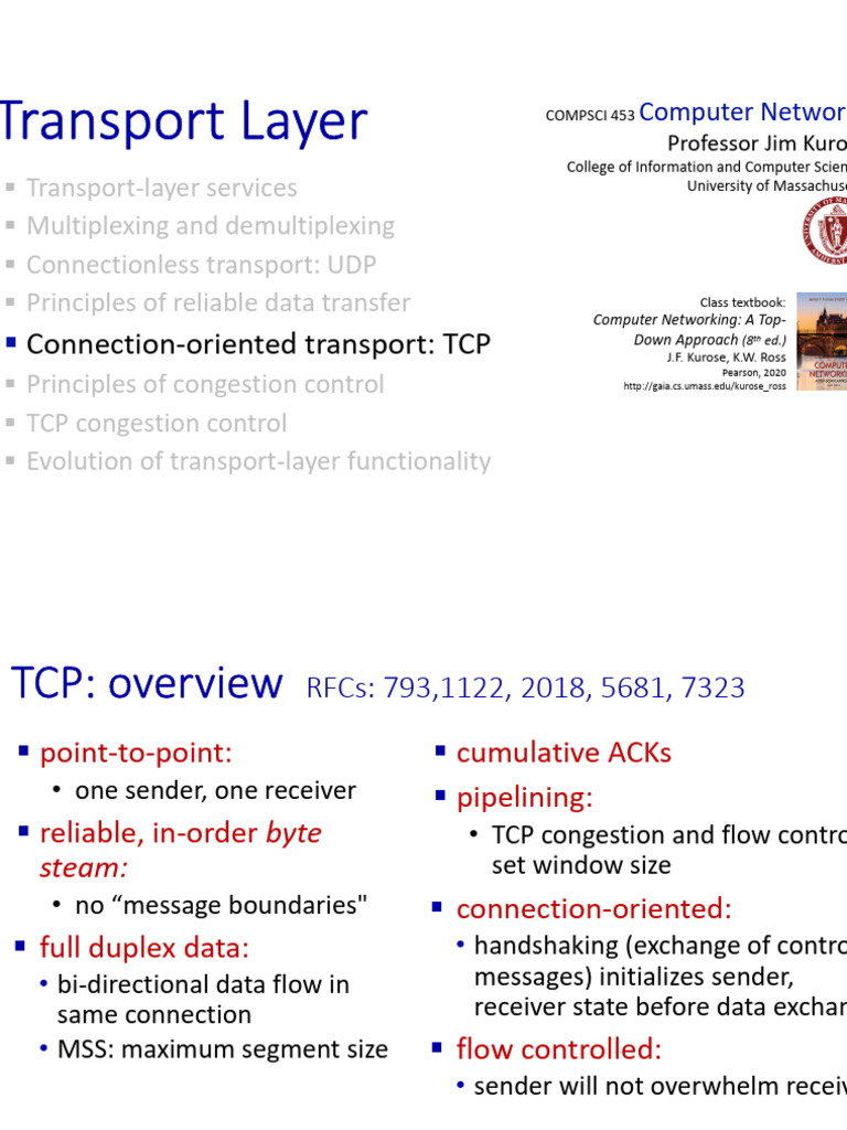 Chap2 Transport Layer | PDF | Transmission Control Protocol | Internet ...