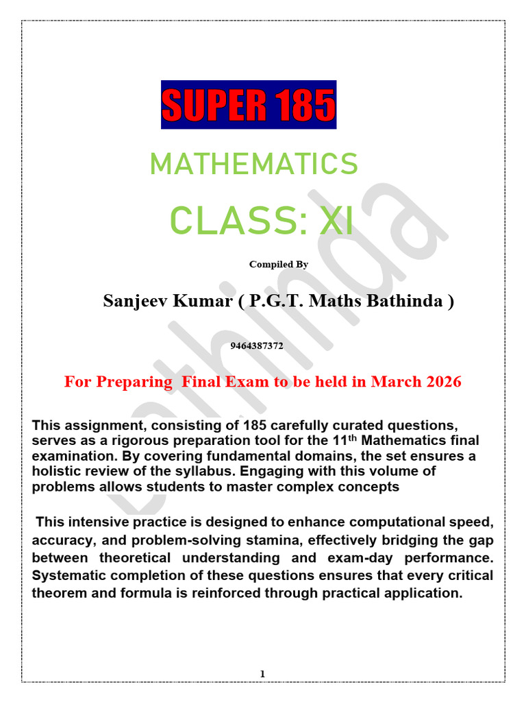 Epsilon File 11th Maths | PDF | Geometric Shapes | Elementary Mathematics