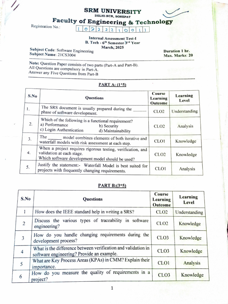 PYQ6 TH Sem 15 Feb 2026 | PDF