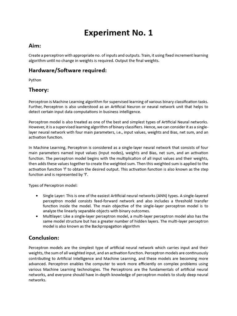 Soft Computing Student Lab Manual (1) - 260119 - 152118 | PDF | Machine ...
