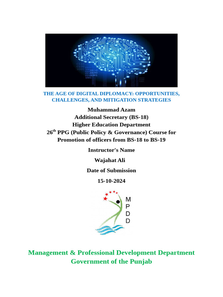 The Age of Digital Diplomacy | PDF | Diplomacy | Security