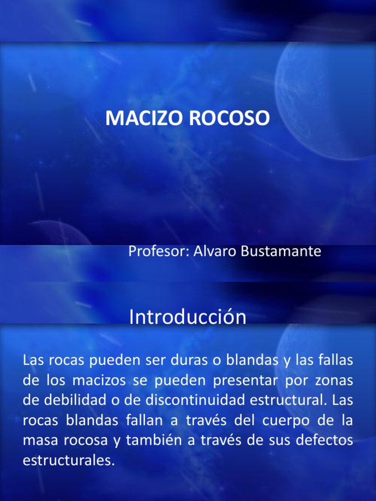 Macizo Rocoso | PDF | Geomorfología | Roca (geología)
