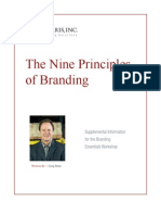 9 Principles of Branding