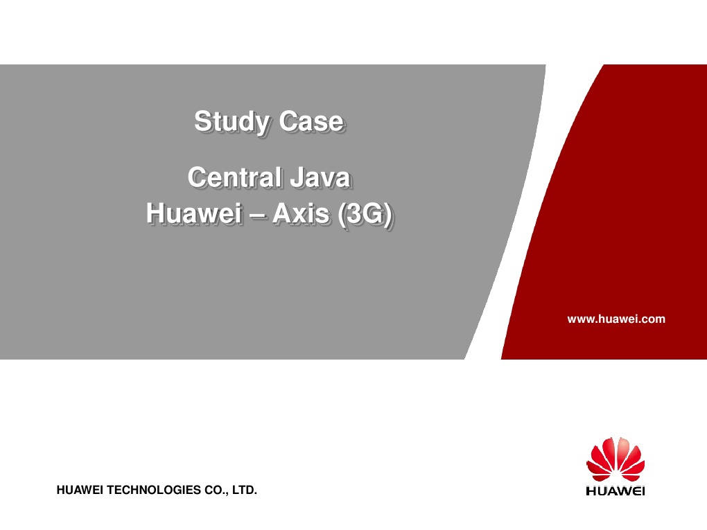 Huawei 3G Power Congestion Solutions | PDF