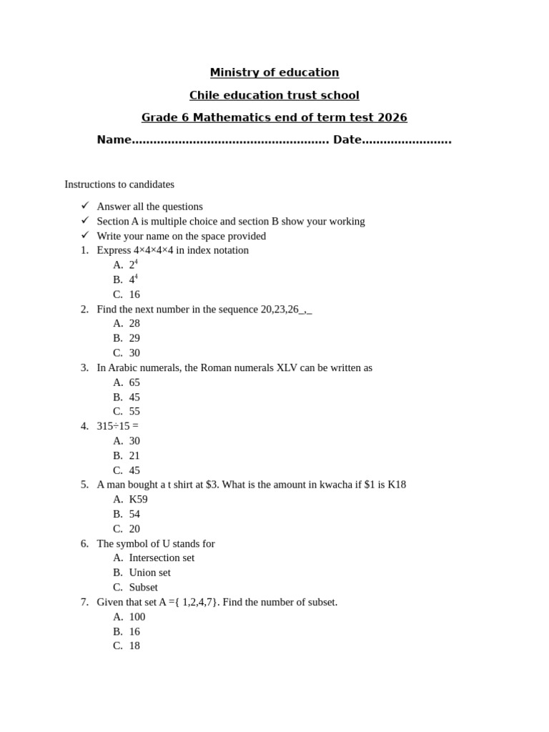 Mathematics Grade 6 | PDF | Prime Number | Numbers