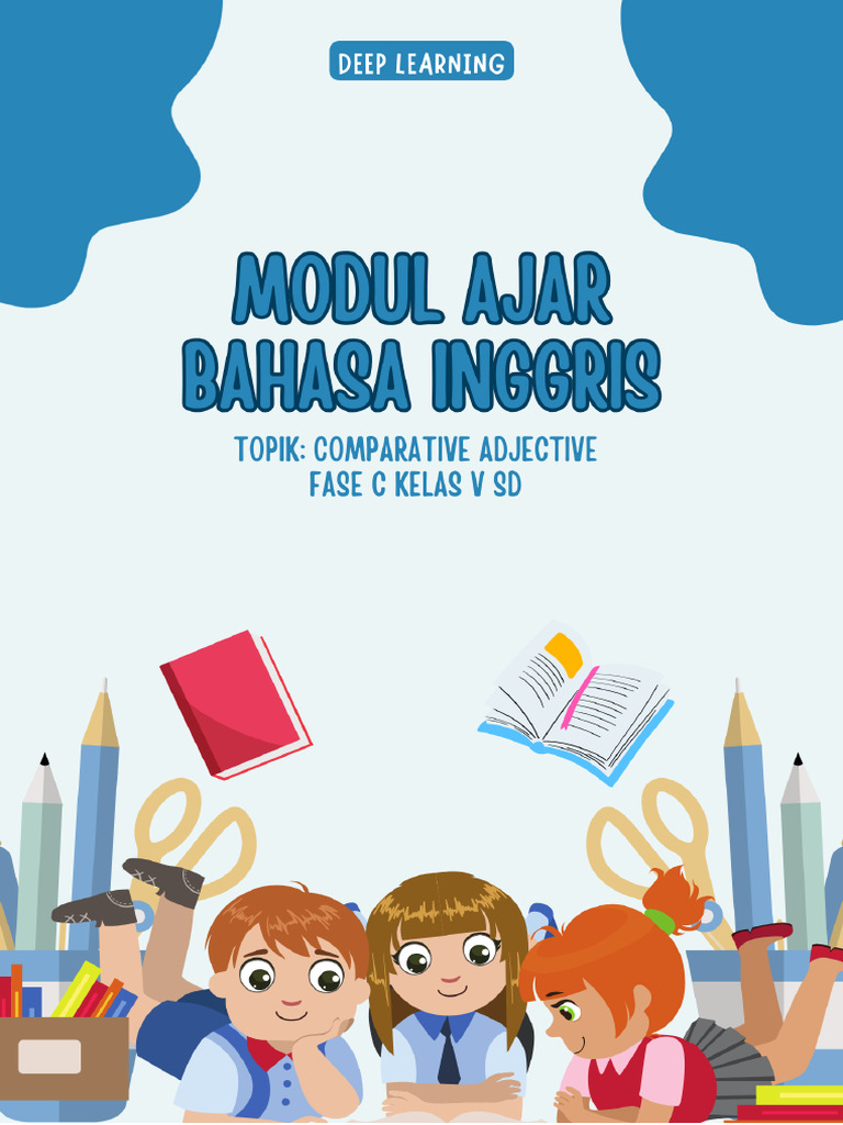 Modul Ajar Deep Learning Comparative Adjective Kelas V by Smartedu | PDF