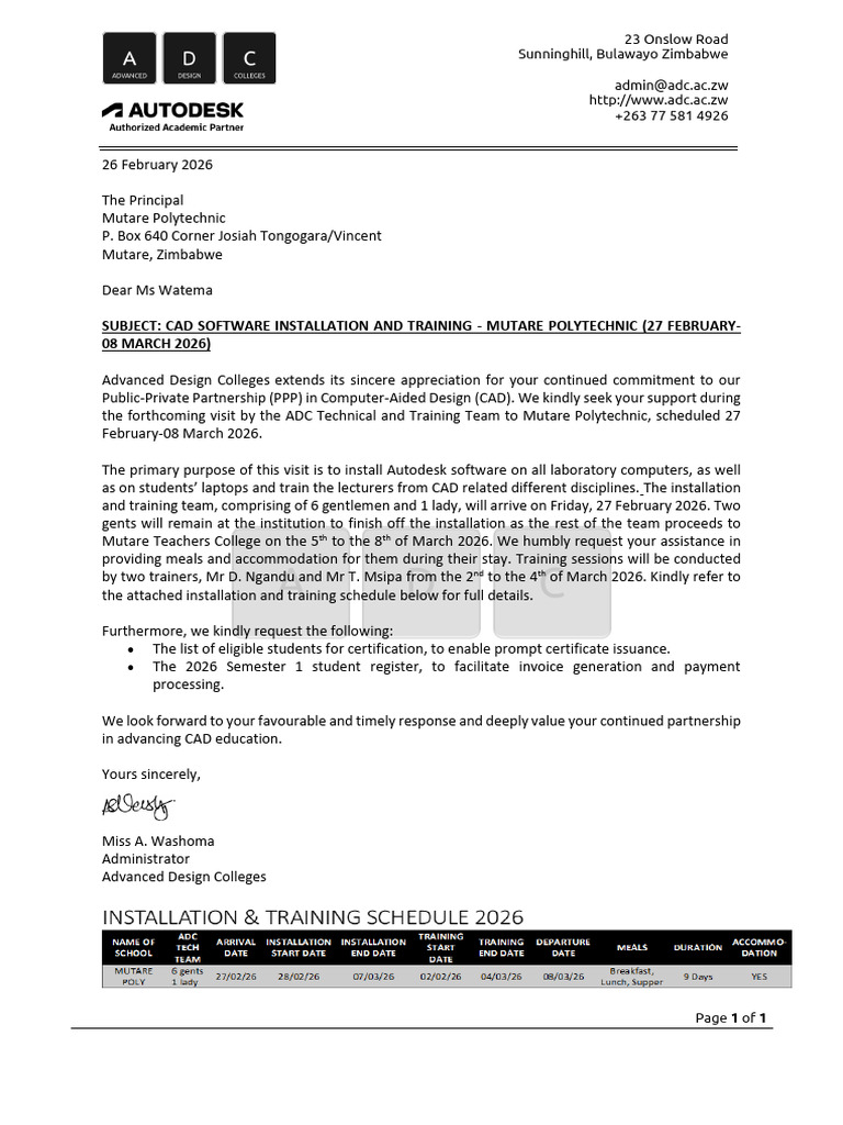 Mutare Poly Installation & Training Letter Feb 2026 - 20260228 - 152616 ...