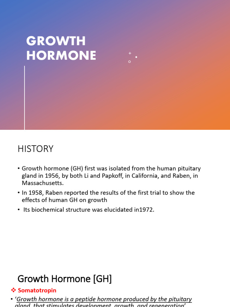 Growth Hormone | PDF | Growth Hormone | Insulin Like Growth Factor 1