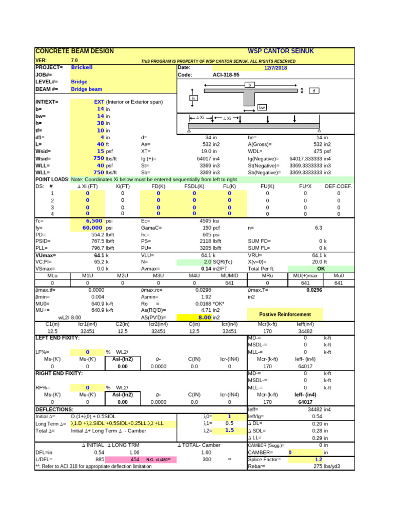 Concrete Beam Design v7 | PDF | Structural Engineering | Civil Engineering