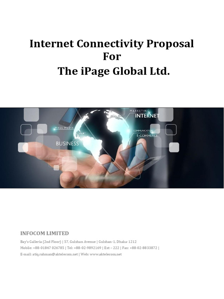 Internet Proposal For IPage Global C2026 | PDF | Internet | Internet Access