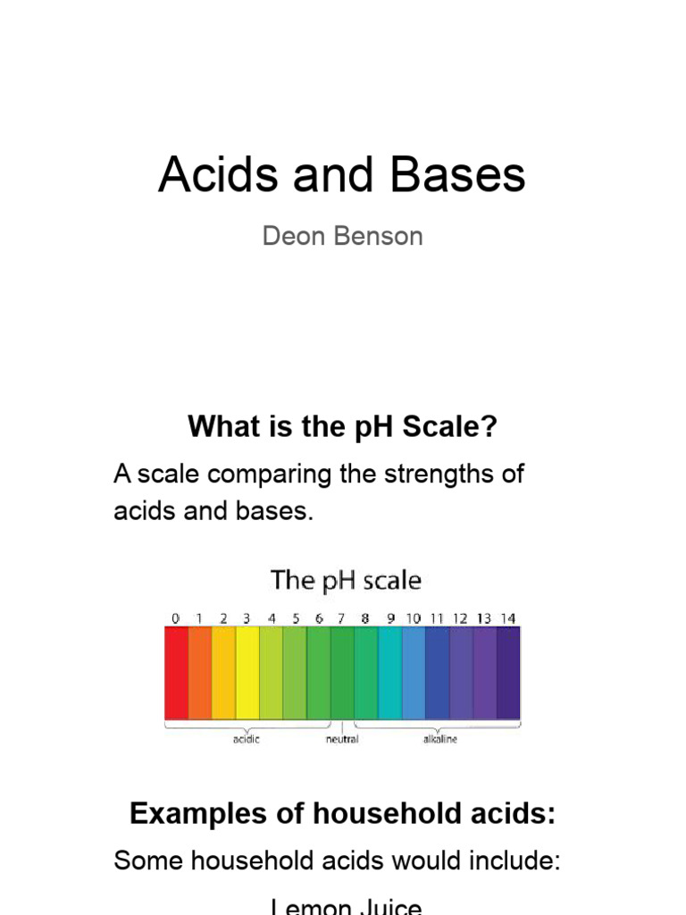 Acids and Bases | PDF