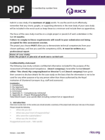RICS Case Study Submission Guide | PDF