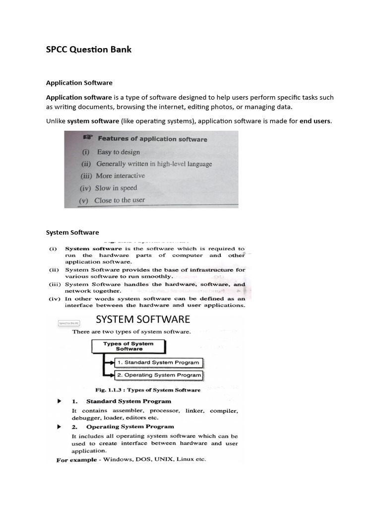 SPCC Question BanK | PDF