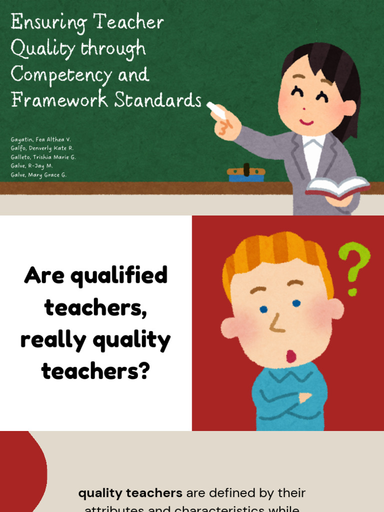 Ensuring Teacher Competency | PDF | Teachers | Learning
