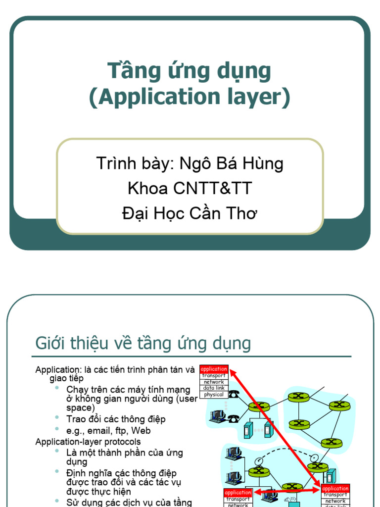Chapter8 ApplicationLayer | PDF