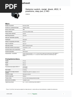 XVB Indicator Bank Specifications | PDF | Components | Power (Physics)