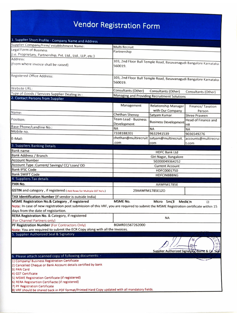 Address Maker VRF Signed | PDF