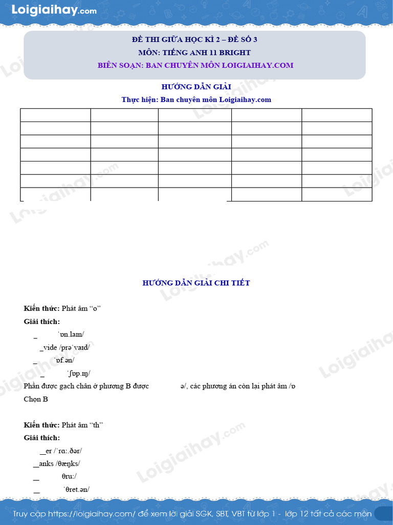 Đáp Án Đề 3 GK 2 | PDF