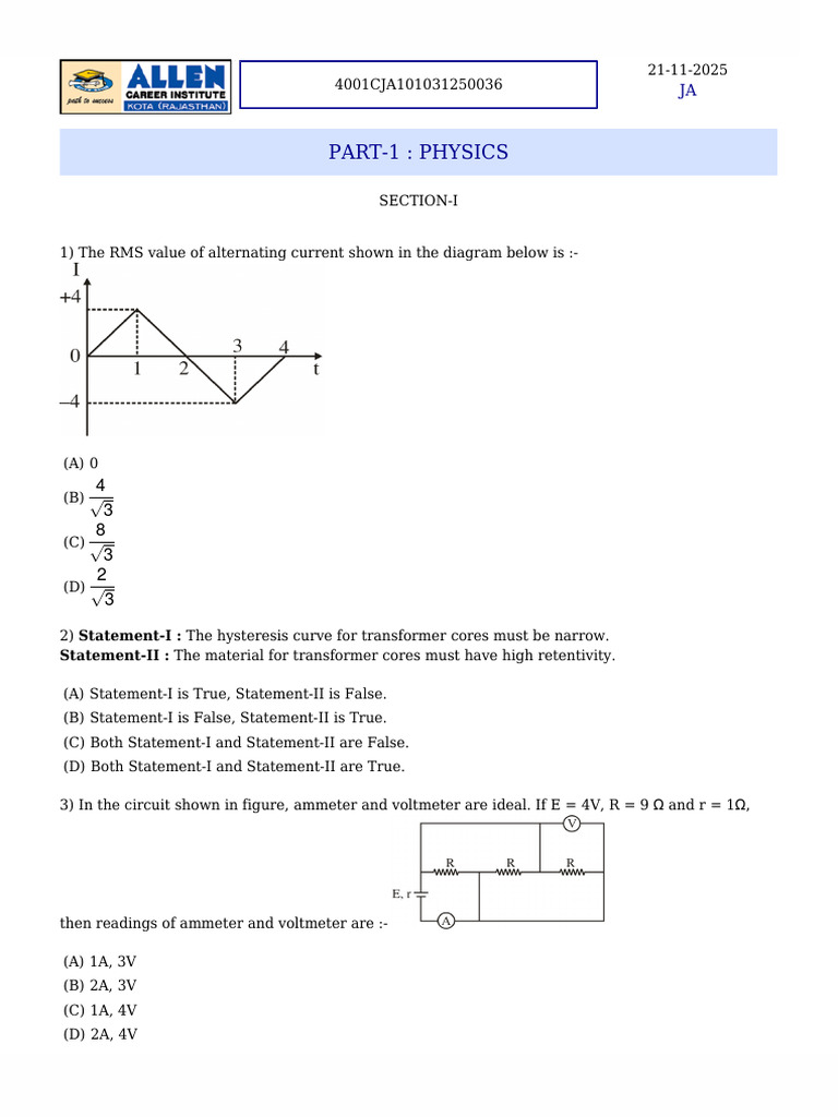 BT 1 | PDF