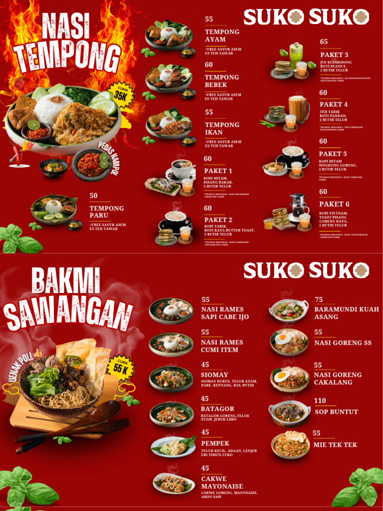Design Menu Baru SUKO SUKO (59 X 39 CM) | PDF