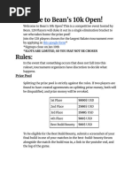 Competitive DBD League Rules Guide | PDF