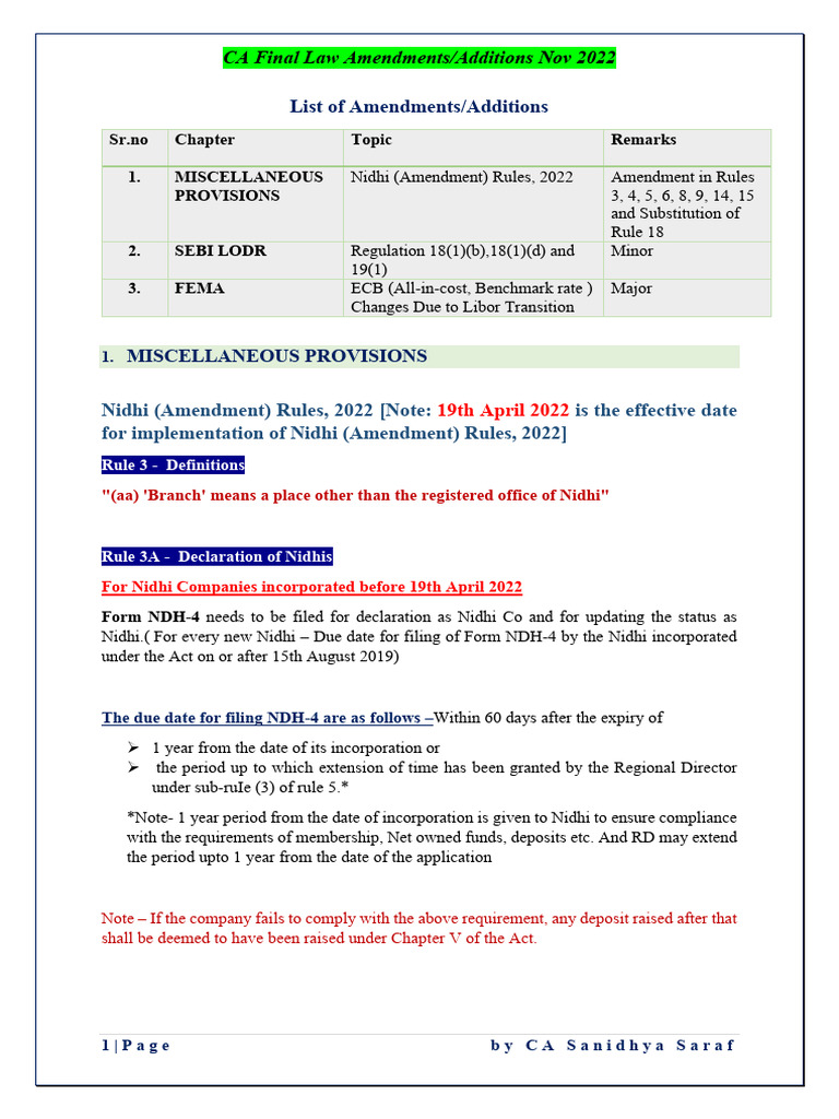 Law Amendments | PDF | Audit Committee | Securities (Finance)
