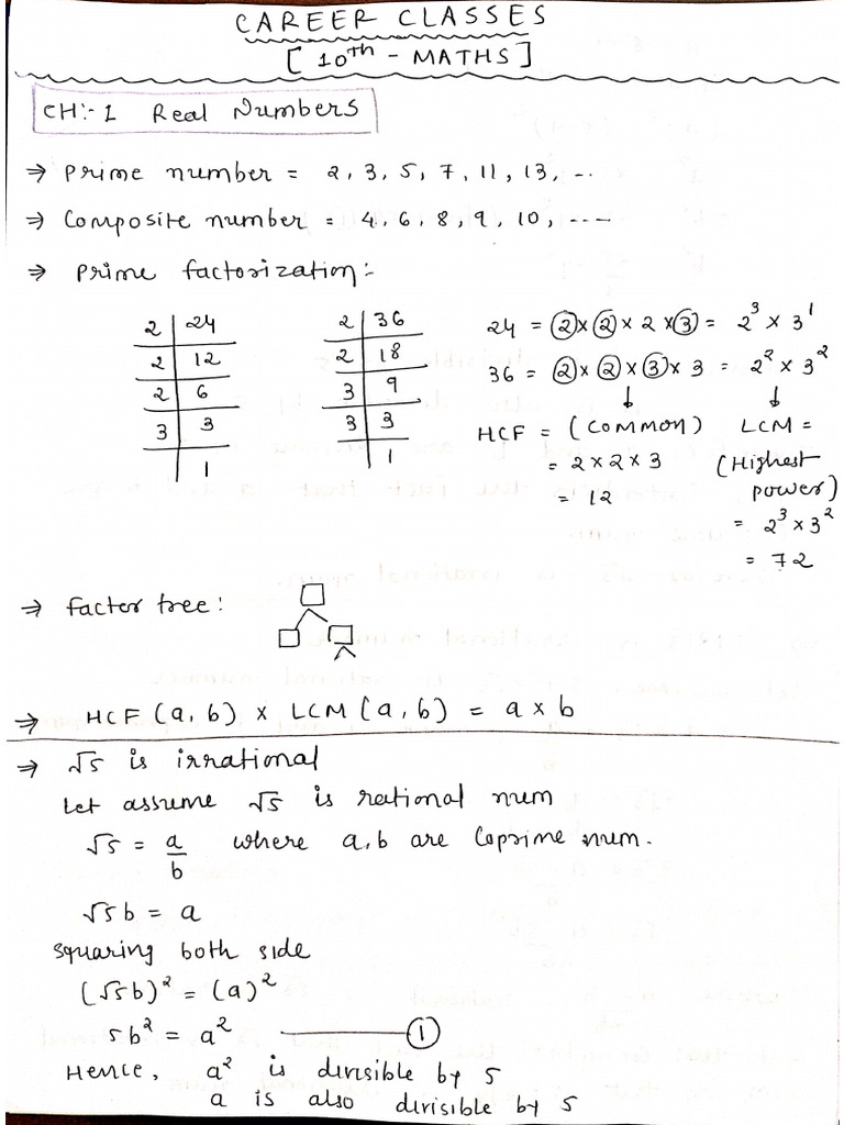 10 Maths Formulas | PDF