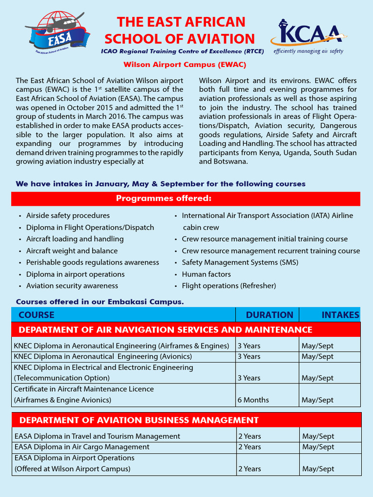 Courses Flyer | PDF | Aviation | Airport