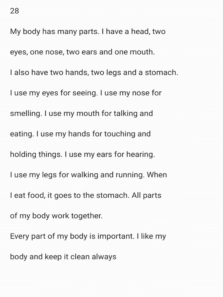 My Body | PDF