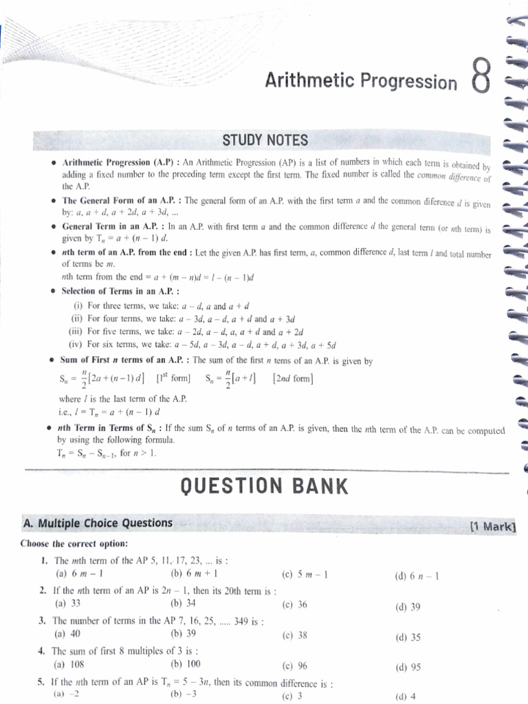 Arithmetic Progression | PDF