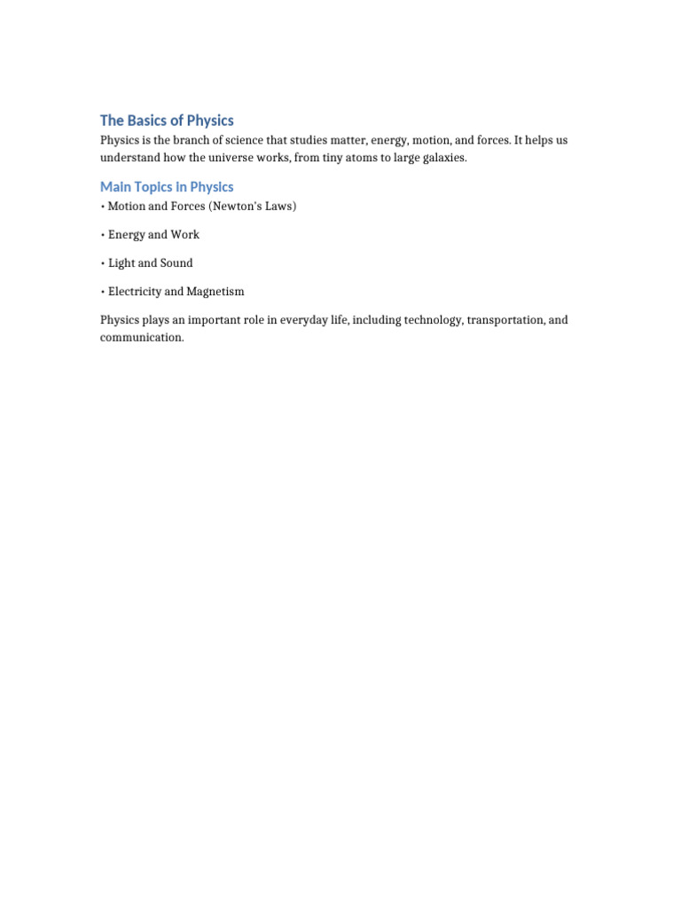 Science File 1 Physics | PDF