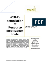 WITMs Compilation of Resource Mobilization Tools