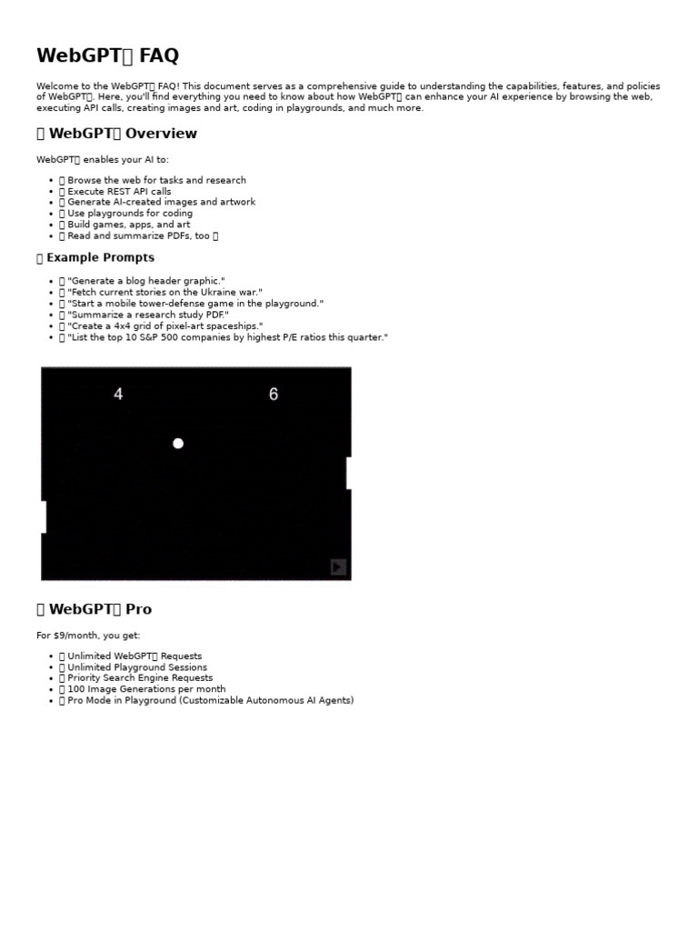 Webgpt Faq PDF | PDF