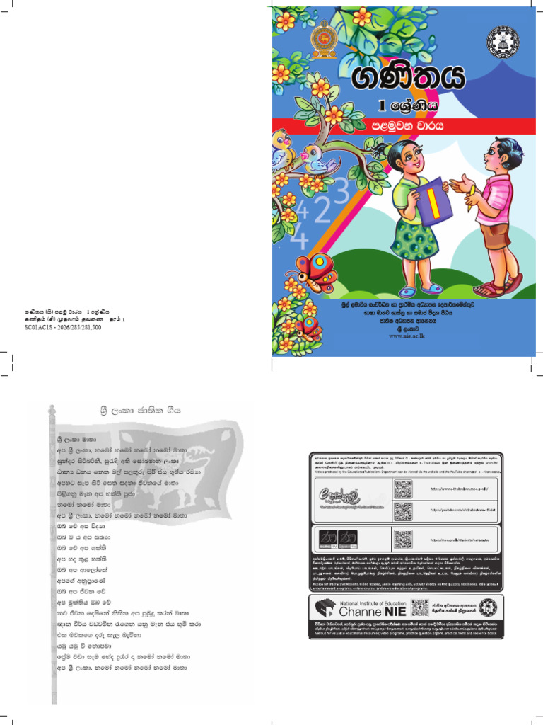 Grade 1 Mathematics Term 1 Module Syllabus 695cc09b5e0b8 | PDF