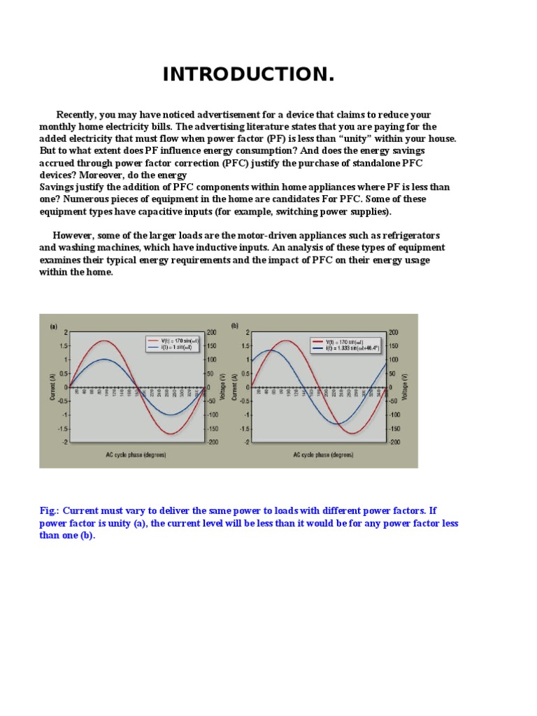 Power Factor Correction | Download Free PDF | Ac Power | Electric Power ...