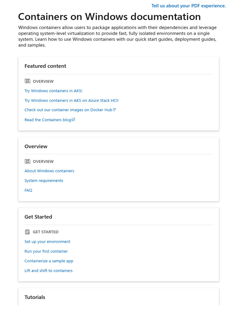 Virtualization Windowscontainers | PDF | Virtual Machine | Hyper V