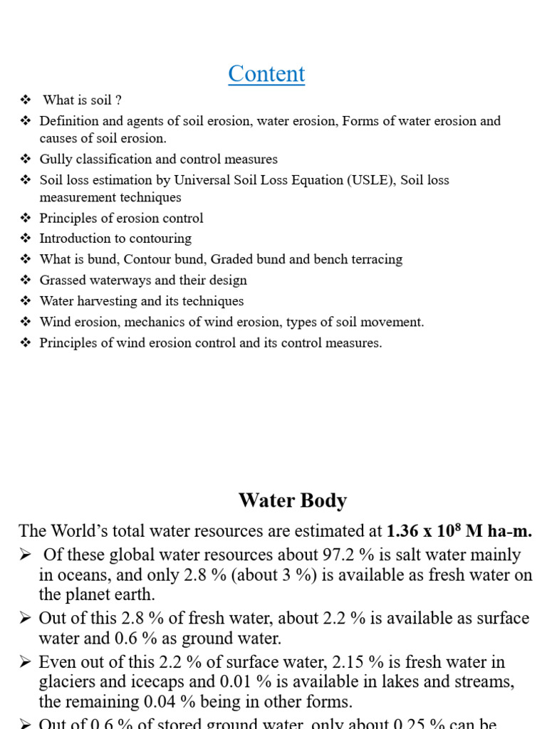 Soil Conservation | PDF | Erosion | Soil