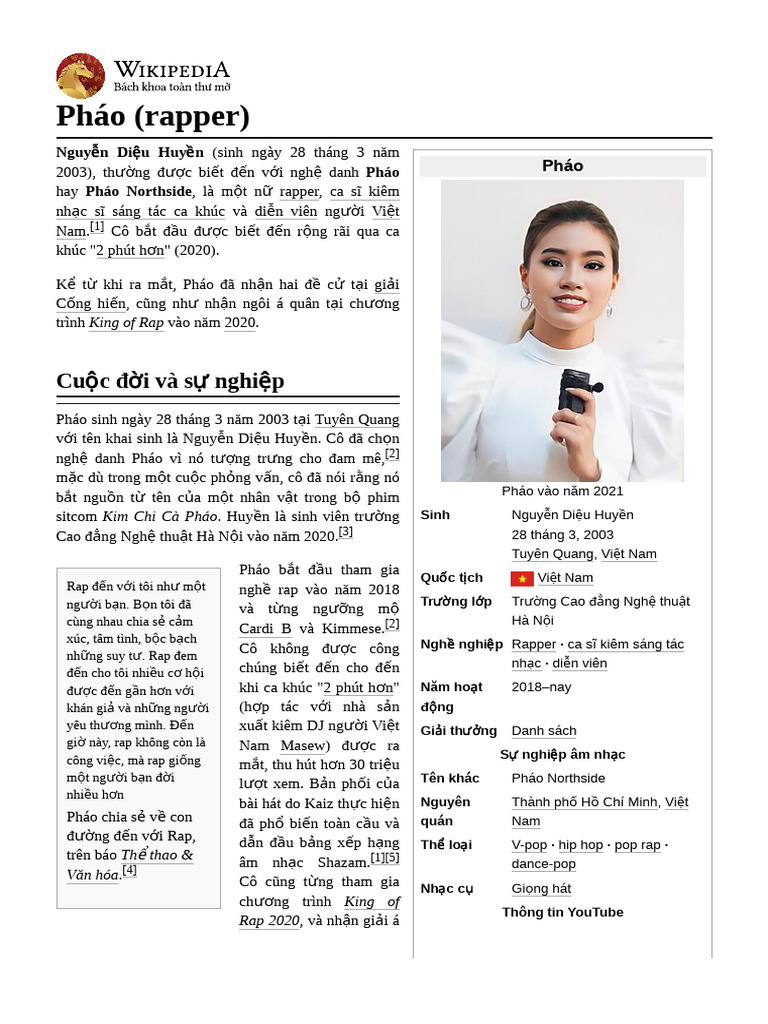 Pháo (Rapper) | PDF