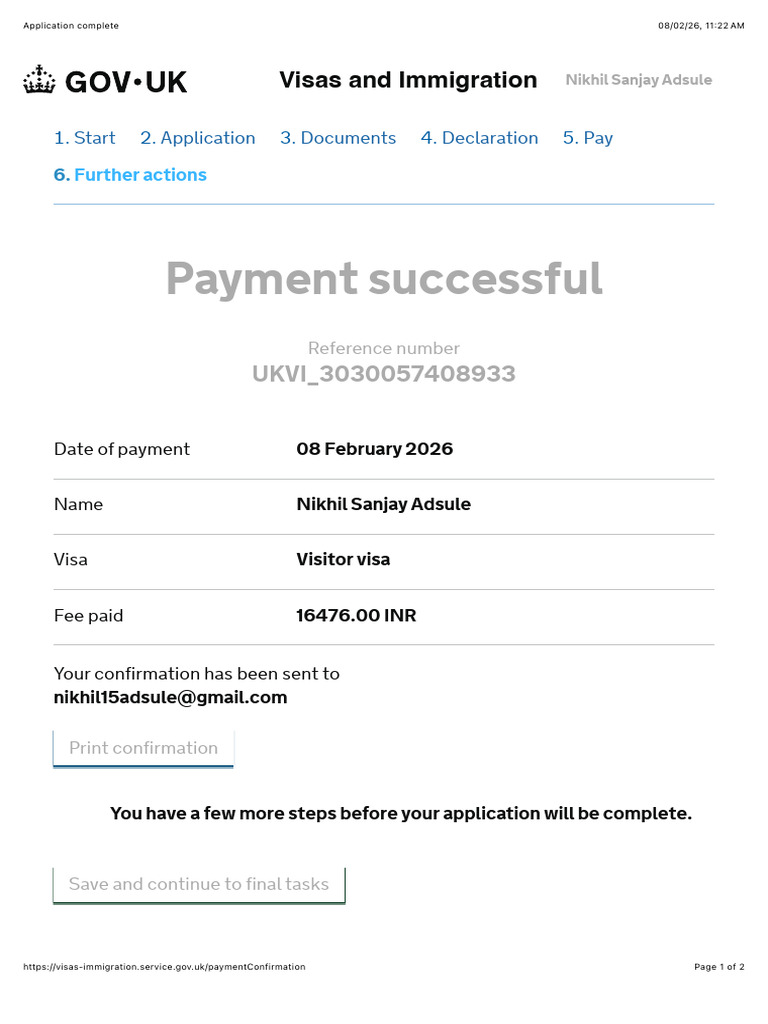 Application Complete | PDF