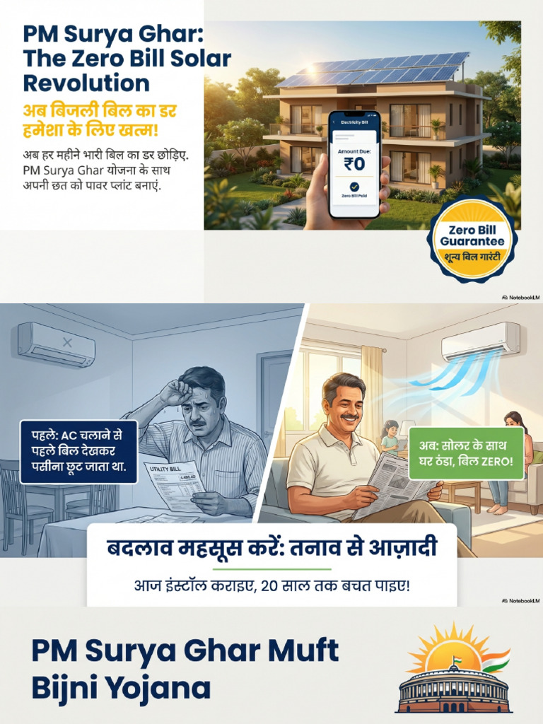 A Residential Solar Power Plant Zero - Bill - Solar - Revolution | PDF
