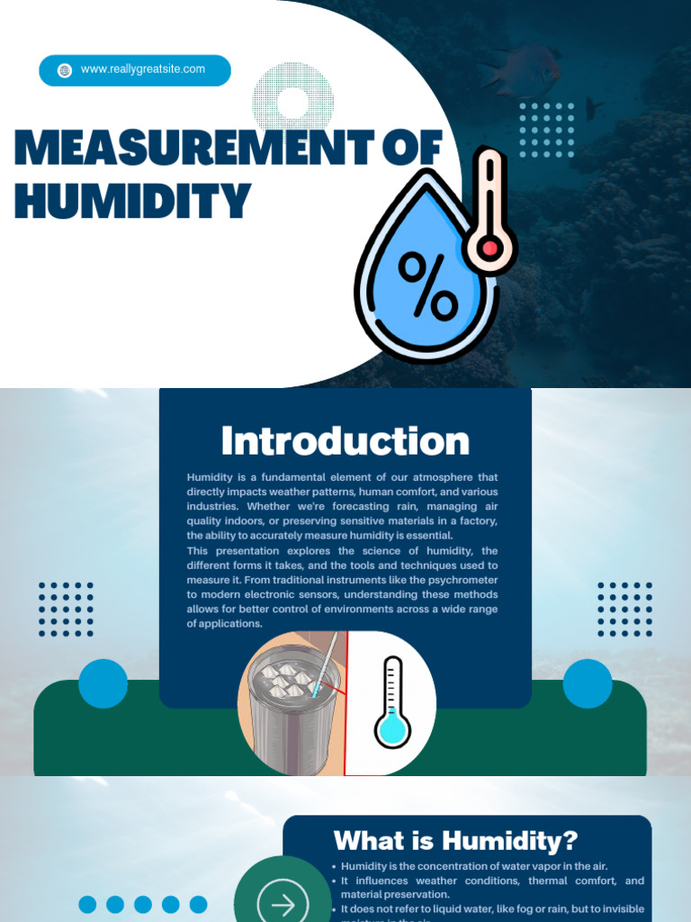 Measurement of Humidity | PDF | Humidity | Atmosphere Of Earth