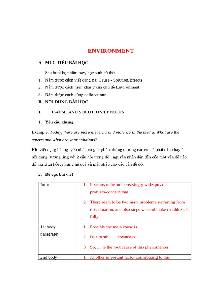 Lesson 5 - D NG Cause-Solutions - Effects | PDF