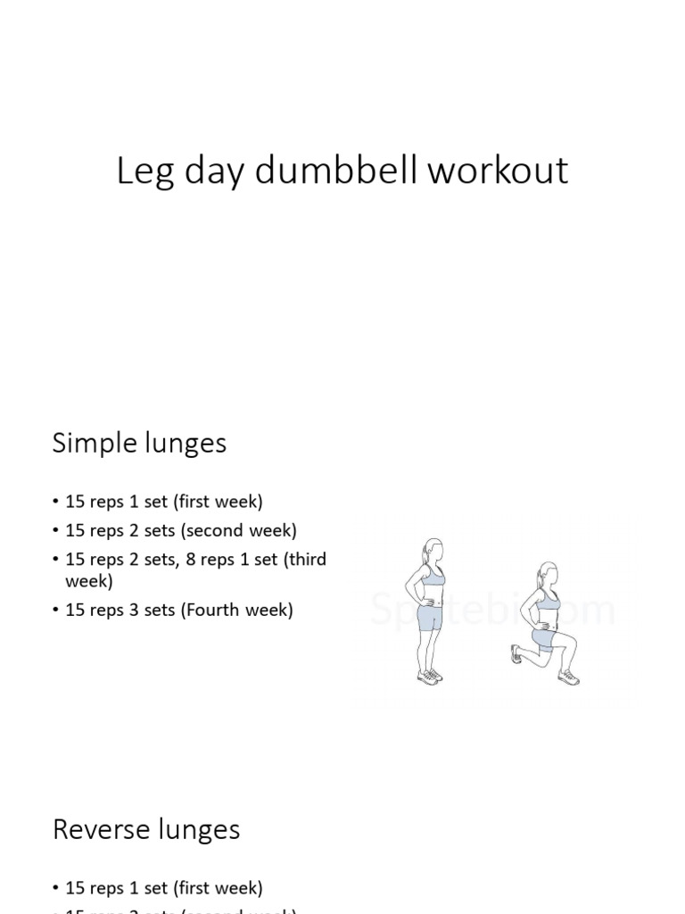 Leg Workout | PDF