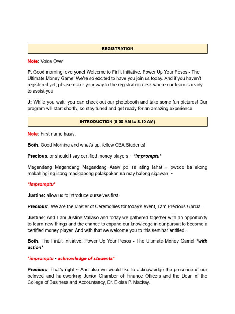 Seminar Script 1 | PDF | Private Sector | Money
